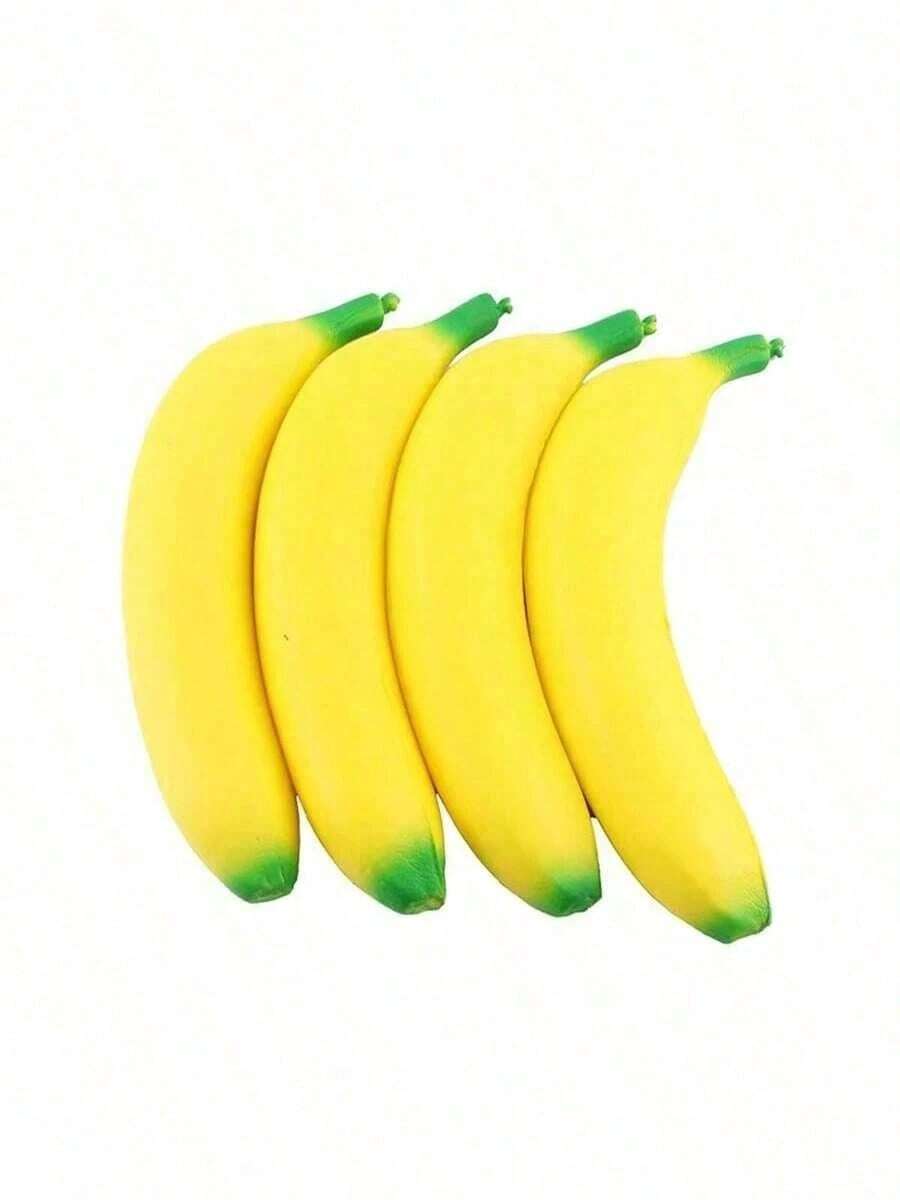 1 Stück weiches & federndes Bananen-Squishy-Spielzeug, Stressabbau-Quetschspielzeug, langsam zurückfedernder fruchtförmiger Squishy-Ball, lustiger Stressabbau, einzigartig & interessant dehnbar, weiches sensorisches Spielzeug, originelles Stressabbau-Geschenk, perfektes Party-Mitbringsel & Feiertagsgeschenk - mehrfarbig - Übersicht 1