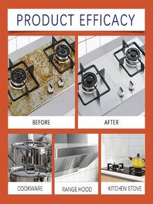 Stove Cleaner Set, Kitchen Cooktop Heavy Grease Cleaning Kit, Removes Stains And Grime, Suitable For Various Material Surfaces, Whether Glass, Ceramic Or Induction Cooktop, Meets Cleaning Needs, Perfect Choice For Kitchen Cleaning, Gift For Family And Friends, New And Old Models Randomly Sent - Liquid - View 10