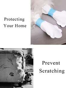 Disposable Dog Boots For Paw Protection, Pet Shoes With Adjustable Self-Adhesive Bandage, Suitable For Outdoor And Indoor Walking, Essential For Rainy And Muddy Outdoor Activities, Keep Paws Dry, Perfect Choice For Pet Travel - Multicolor - View 6