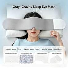 Masker Mata Tech Gravity Deep Sleep, Meredakan Kelelahan Mata Saat Tidur, Masker Mata Gravitasi Tekanan Mikro Dua Sisi yang Menghalangi Cahaya - MultiWarna - View 6