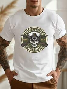 Men T-Shirts - White - View 6