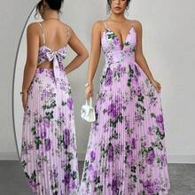 Women Midi Dresses - Blue - View 10