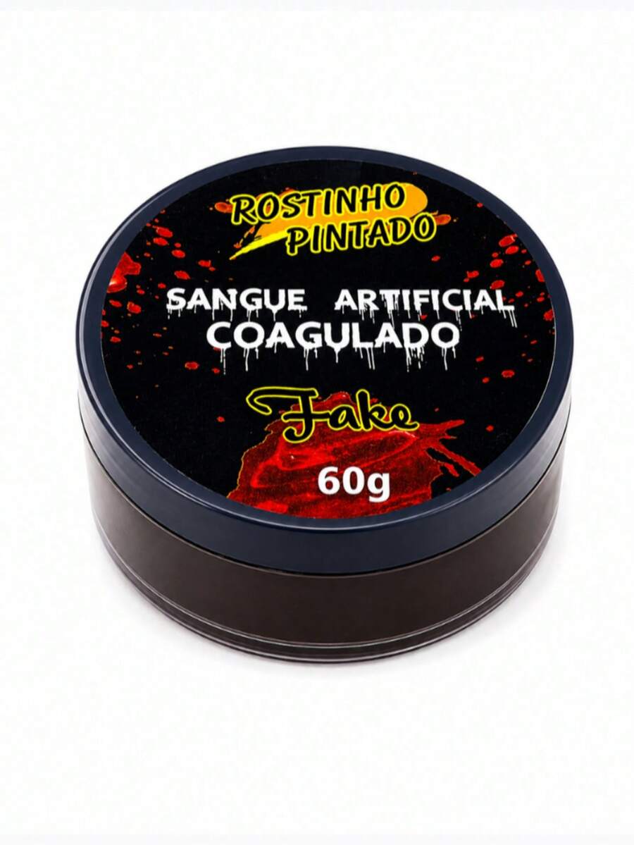 Artificial Blood Fake Red Professional Makeup SFX Decoration Halloween Costumes Cosplay Horror Realistic Effect For Parties And Events - 60g Coagulated - View 1