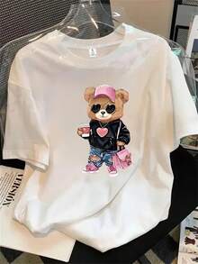 Halloween Graphic T-Shirt - White - View 1