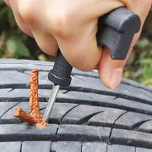 Kit Alat Perbaikan Ban Mobil, Termasuk Strip Karet, Tambal Ban Tubeless, Cocok untuk Perbaikan Ban Radial Sepeda Motor dan Truk - Set peralatan perbaikan ban - View 5