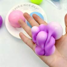1 Stück neuestes virales Squishy-Stressspielzeug, weiches und super flüssiges Puff-Melone Daifuku Eigelb Gebäck Quetschspielzeug, hochattraktives Squishy, Geburtstagsgeschenk/Weihnachtsgeschenk/Neujahrsgeschenk/Valentinstagsgeschenk/Halloween-Geschenk - Verschiedenfarbig - Übersicht 5