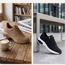 Modare Women's Ultra Comfort Casual Gel Cushioned Sneakers - Original - 棕色 - 查看 3
