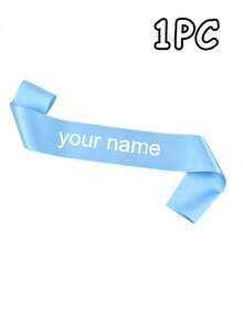 1/2/5pcs Customized Text Satin Ribbon, Personalized Slogan Sash, Customized Text Party Sash, Personalized Sash With Logo And Text, Bride-To-Be Sash, Bachelorette Party Sash, Beauty Pageant Birthday Customized Sash, Customized Sash, DIY Sash, Customized Bride Sash, Bachelorette Party Favor, Personalized Sash, Customized Sash, Party Favor, Personalized Gift, Wedding Party, Bridesmaid Invitation Gift - Multicolor - View 20
