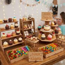 Rockkings Candy Bar 11 Pieces Model 8 For Candy Table Furniture - 卡其色 - 查看 1