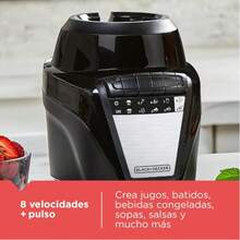 Licuadora Ice Crush (ideal para triturar hielo )  8 Velocidades, Jarra de Vidrio 1.25 Litros, con 4 Cuchillas de Acero, poderoso motor de potencia máxima de 700 watts, ideal para triturar hielo fácilmente - Tipo de Enchufe A USA (110-127V) - Ver 4