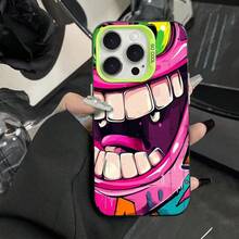 Imagen de dibujos animados Carcasa celular diseño elegante resistente a impactos y rasgos, adaptada paraúltiples modelos como  X,XR,XS y series 11/12/13/14/15/16/17 con todas sus variantes, celulares  gama A y S de diferentes generaciones, dispositivos  Moto E y serie G, además de  y Redmi Note toda la línea, material cómodo ligero, protección completa para teléfonoóvil para uso personal y diario cotidiano - Multicolor 2 - Ver 5