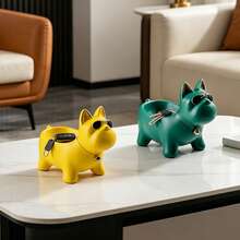 Modern Minimalist Creativity Home Room Living Room Decorative Accessories ,Key Storage Rack ,Dog Sculpture ,Watch, Remote Control Storage Box,Resin Material - View 3