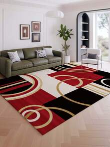Karpet Dekoratif Dalam Ruangan Motif Patchwork Mewah, Karpet Dalam Ruangan Bahan Wol Imitasi, Karpet Ruang Tamu, Karpet Sofa, Karpet Kamar Tidur, Alas Anti Selip Samping Tempat Tidur, Karpet Ruang Makan & Dapur, Alas Kursi Kantor, Keset Pintu Masuk, Alas Piknik Luar Ruangan, Selimut Kemah Luar Ruangan - Aneka warna--11 - View 5