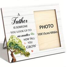 Father's Day Gift: Wooden Photo Frame - Perfect For Dad's Desk Or Bookshelf - A - View 3