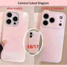 公主風珍珠蝴蝶結手機殼，適用於 iPhone 17 Pro、17 Pro Max，16 Pro Max 全包覆，15 軟殼，並相容於 14/13/12/11 - 粉色 - 查看 6