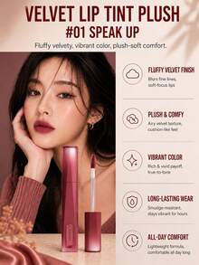 3CE Velvet Lip Glaze #01 4g,柔霧啞光妝效,慕斯質地輕盈滑順不乾澀,顯色可疊加,瞬間將暖膚色提亮至冷白色 - 查看 8