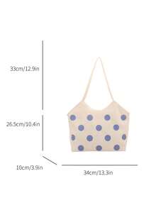 Bolso de mano de gran capacidad para mujer, nuevo bolso tote de hombro versátil y de moda para ir al trabajo - Multicolor - Ver 2