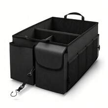 Premium Foldable Car Trunk Organizer 600D Oxford Cloth Heavy Duty Multi Compartment Cargo Storage Box Reinforced SUV Interior Organizer For Grocery Travel Camping Car Accessories - Storage Box - View 9