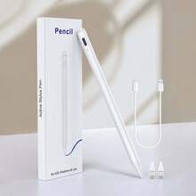 相容 iPad 的觸控筆，支援手掌防誤觸與傾斜感應，90mAh 電池容量，相容 iPad 第10代 10.9 2022、Air4/5/6/M4、A16 第11代 2025、Air11&13 吋 (M3/M2)、Pro 11/12.9 吋 - 白色 - 白色 - 查看 9