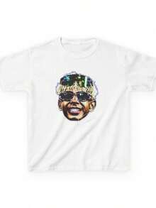 1 camiseta de algodón de Kylian Mbappé, Francia, 180g, 100% algodón - Blanco 3 - Ver 1