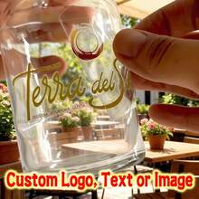 1/6/10/18/24pcs Customized Text Stickers & Personalized Labels: Custom Logo Labels, These Versatile Stickers Can Be Applied To Spice Jars, Wedding Bubble Labels Stickers Or Snack Storage Containers. Suitable For Anniversary, Valentine's Day, Wedding, Housewarming - Multicolor - View 5