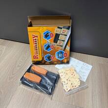 Rummy數字卡桌上遊戲教育玩具，家庭聚會互動棋盤遊戲以色列麻將，生日禮物 - 聖誕禮物 - 派對禮物 - 最佳禮物 - 生日禮物或派對贈品 - 旅行便攜式紓壓玩具 - 彩色 - 查看 9