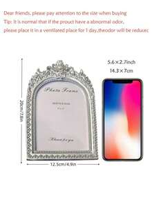 Vintage European Style Gold Curved Picture Frame, Decorative Photo Frame, Suitable For Home Decor And Photo Display, Ideal Gift For Birthday, Party, Anniversary, Graduation And Other Occasions - New Photo Frames - View 12