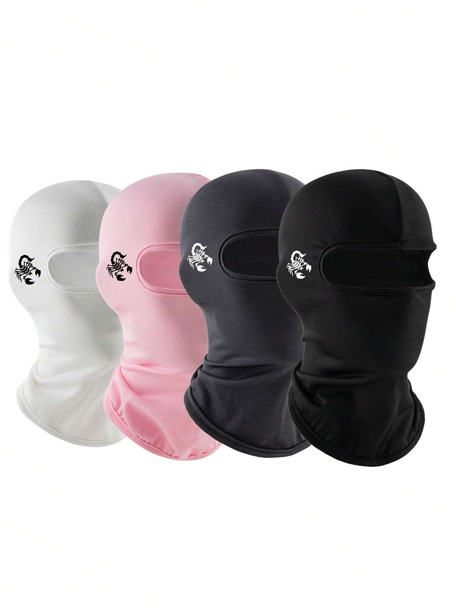 1pc/2pcs Unisex Balaclava Cycling Sun Protection Mask Hat, Multi-Way Wear, Suitable For Daily Motorcycle, Hiking, Skiing, Skating And Other Sports - Style M - View 1