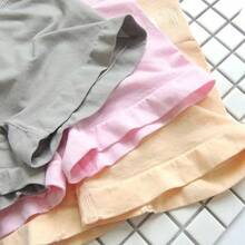 4 Uds. Pantalones cortos ajustados seguros para mujer, pantalones de  sin costuras debajo de los pantalones cortos, - Mezcla 8 4 piezas - Ver 7