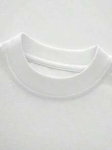 Camiseta de Mujer con Cuello Redondo y Mangas Cortas, Estampado Divertido de una Marmota con Bufanda y Taza de Café, Blusas para Mujer Casual - Blanco - Ver 7