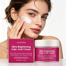 JAYSUING A Multifunctional Kojic Acid Brightening Cream, Providing Hydration And Firmness, Suitable For All Skin Types,50g - 白色 - 查看 2