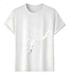 White Piano Music T-Shirts - White - View 1