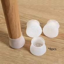 12/24/36 buah Penutup Kaki Kursi Silikon, Penutup Silikon Bulat, Cocok untuk Meja Bundar dan Bantalan Peredam Suara Kaki Kursi di Rumah, Bantalan Pelindung Bagian Bawah Meja dan Kursi - Selongsong kaki meja bundar - View 14