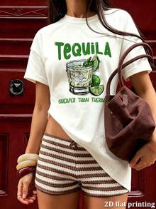 Women T-Shirts - White - View 5