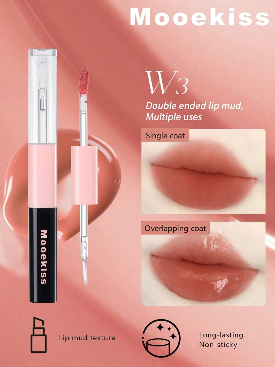 Mooekiss 雙頭多效唇釉，適合日常妝容，送女友的完美禮物