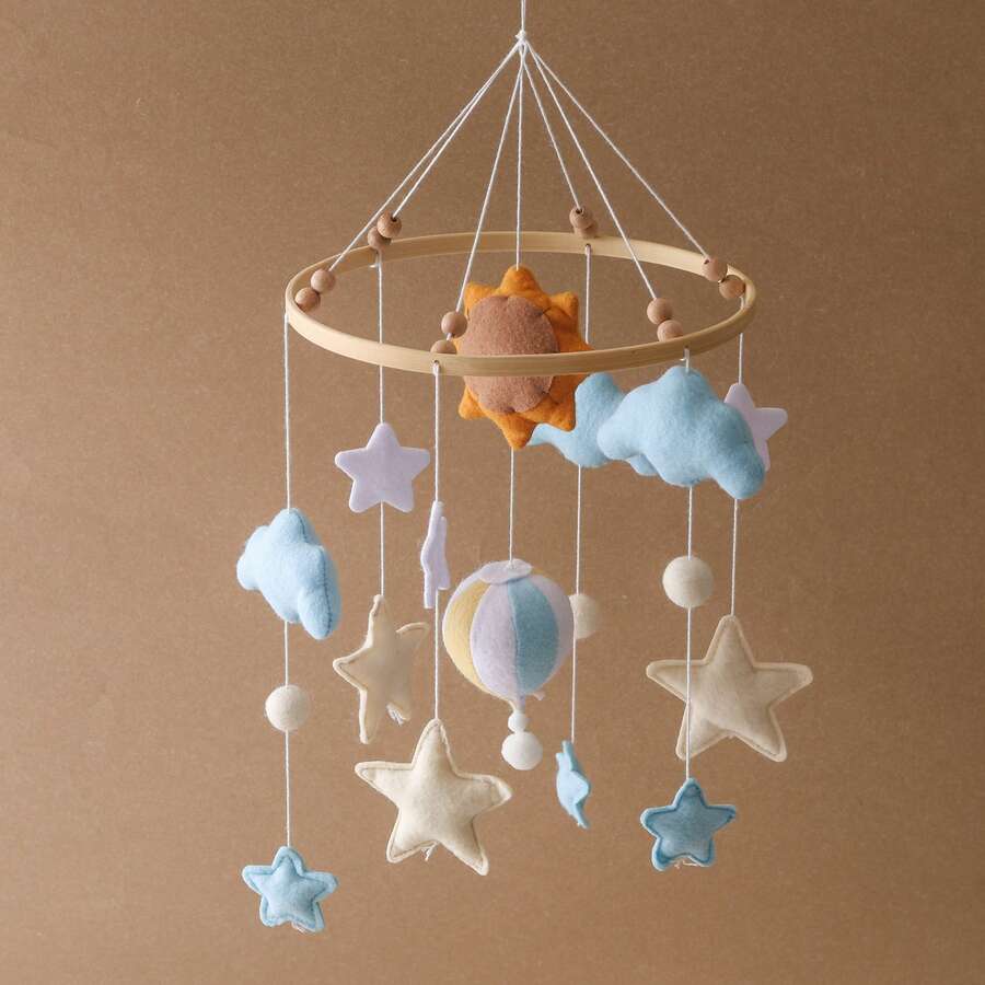 Baby Toys, Baby Mobile Crib, Handmade Crib Mobile, Rich And Interesting Animal Themed Toys, Educational, Enhance Children's Hand-Eye Coordination, Suitable For Children's Room Decoration, Best Gift For Parent-Child Interaction, Birthday Gift, Christmas Gift