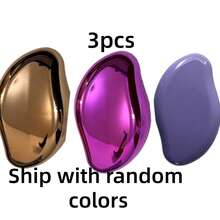 1pc Crystal Hair Remover, Unisex, Painless Exfoliation, Reusable And Waterproof, Purple, Suitable For Back, Arms, Legs, Easily Get Smooth Skin - Multicolor - View 11
