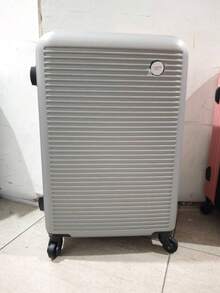 Premium Hard-Board Suitcase | 360° Wheels | Stylish And Durable | Security Lock - 淺灰色 - 查看 4