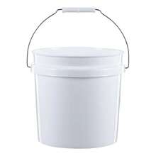 (2 Pack) United Solutions 2 Gallon Round Comfort Handle Plastic Utility Bucket, White, 1 Each - 2 Pack - View 3