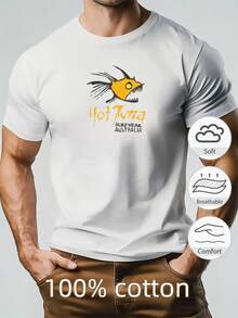 Camiseta de manga corta con cuello redondo para hombre, diseño de con púas, estilo casual de verano, marca SURAR LIA. - Negro - Ver 5