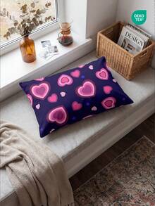 1pc/2pcs Printed Pillowcase, Without Pillow Insert, Daily Polyester Soft & Skin-Friendly Pillowcase, Comfortable Home Textile, Suitable For Living Room, Bedroom, Outdoor, Sofa Decor, Oeko-Tex Certified - Multicolor - View 3