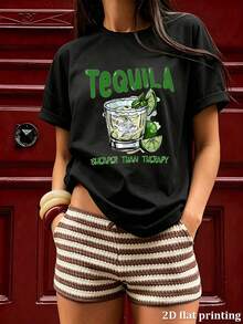 Women T-Shirts - Black - View 5