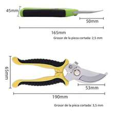2pcs Tijera, Kit De Tijeras De Podar Manuales Para Jardín - A - Ver 4