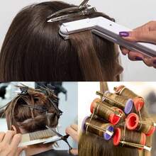 Juego de pinzas de metal para seccionar el cabello, pinzas de rizo para mujeres, pinzas de pico de pato para el cabello, pinzas de cocodrilo, pinzas de metal para el cabello - Rosa - Ver 8