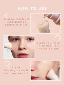 SHEGLAM [2 Pcs]Skinfinite Hydrating Foundation & Brush Bundle Set - Shell - View 8