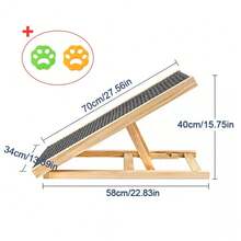 Adjustable Heights Dog Pet Ramp Foldable Stairs Non-Slip Ramp For Car Bed Sofa - VJP0111 - View 1