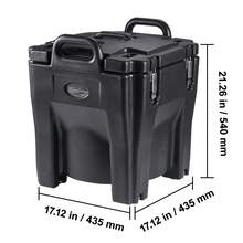 30L Insulated Food Carrier, Stackable Hot Box For Catering With Stainless Steel Body, LLDPE Food Warmer With Built-In Handles For Restaurant Canteen - 30公升 - 查看 7