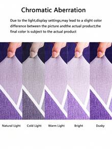 2/4/6pcs Printed Stretch Chair Covers, Living Room Dining Table Chair Protector, Home Decor Seat Covers - Purple - View 7