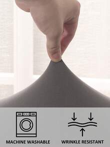 1 pieza Funda de sofá de fibra de poliéster elástica con estampado minimalista moderno, desmontable y lavable a máquina, adecuada para sala de estar, comedor, estudio, dormitorio y uso doméstico - Gris - Ver 3