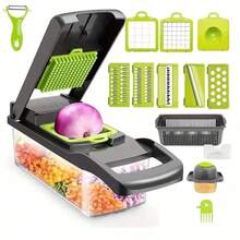 16-In-1 Kitchen Tool For Preparing Salads, Fruits And Vegetables, Including Peeler, Cutter, Slicer, Dicer And Chopper - View 1